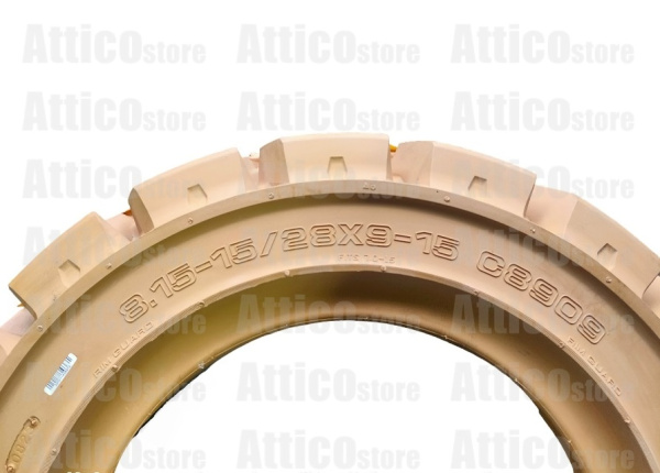 Шина цельнолитая CST 8.15-15(28х9-15)C8909 NM